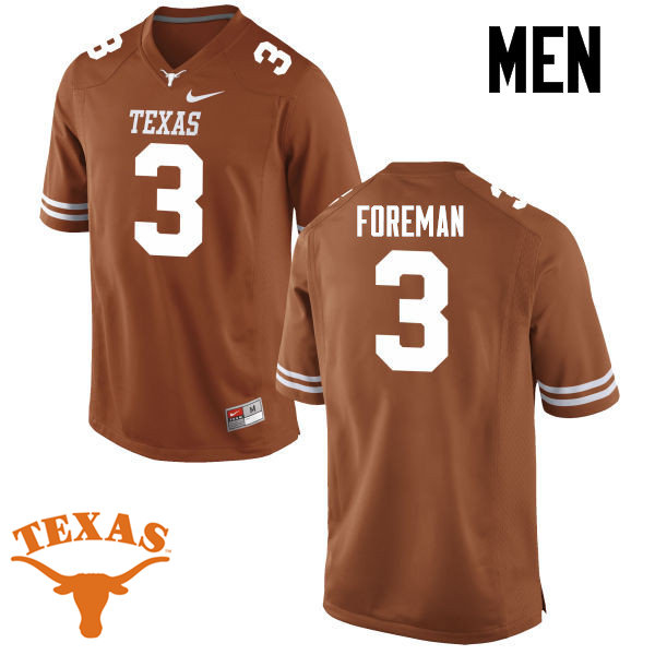 Men #3 Armanti Foreman Texas Longhorns College Football Jerseys-Tex Orange